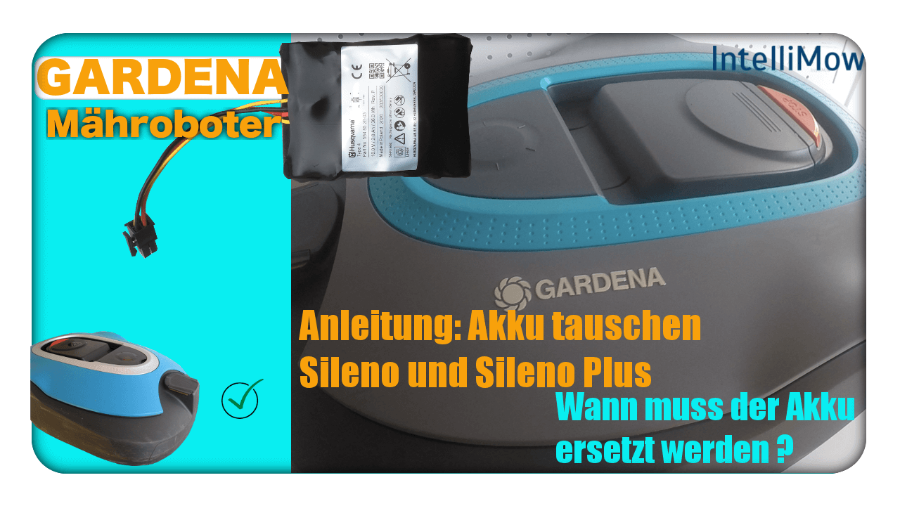 Gardena Sileno Plus Akku tauschen